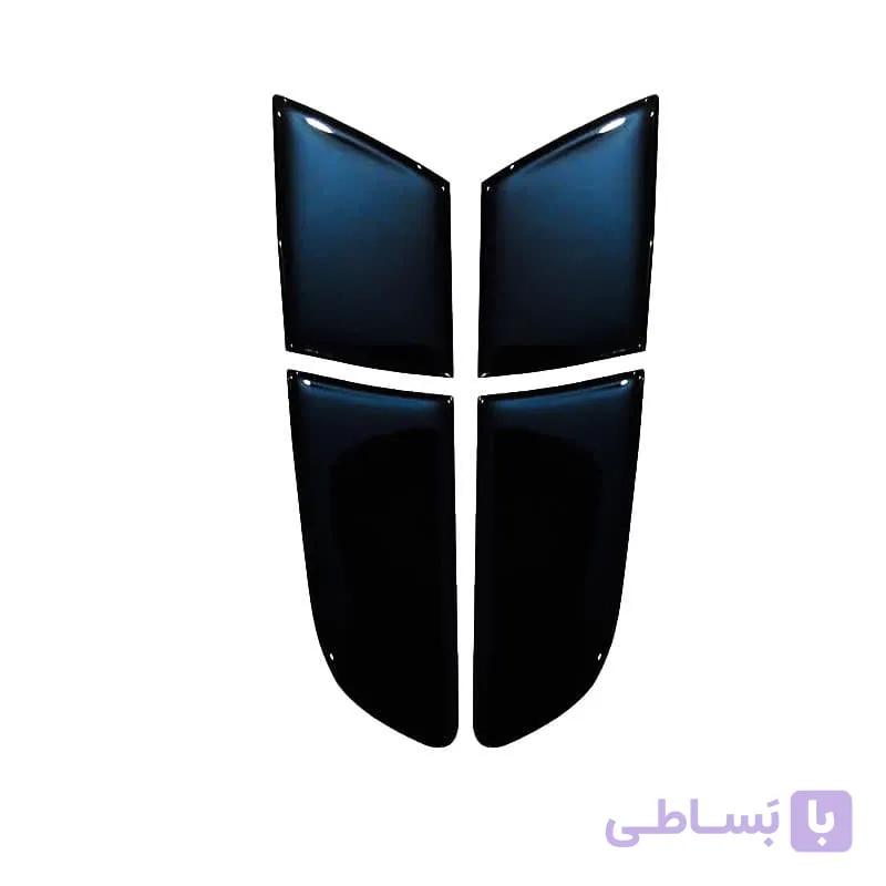برچسب کالرینگ سه بعدی عقب اسپرت مناسب برای پژو207 بسته 4 عددی — تصویر 1