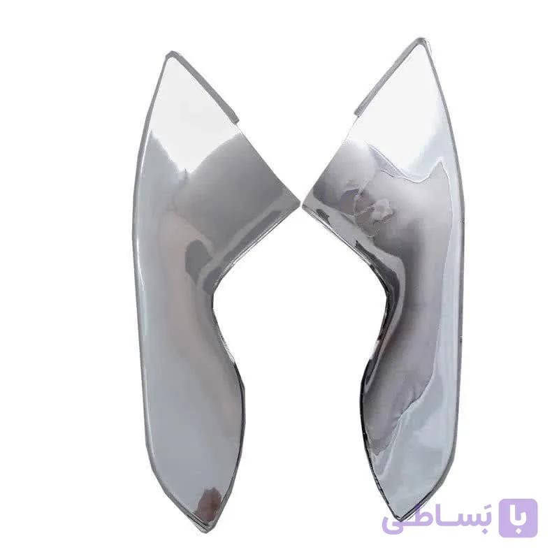روکش استیل پایه آینه بغل پراید — تصویر 1