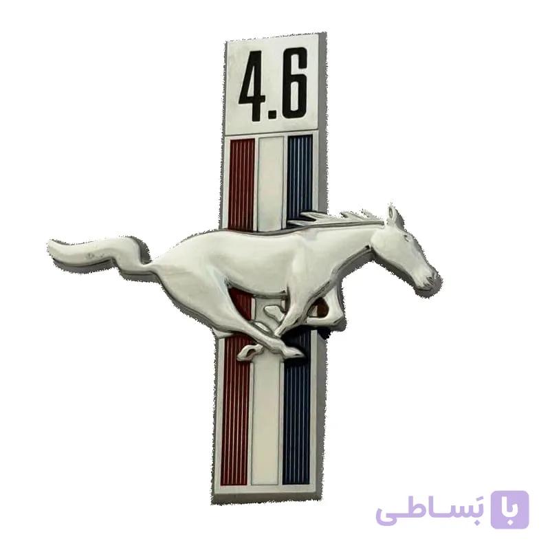 آرم فورد موستانگ {اسب و پرچم شماره دار } — تصویر 1