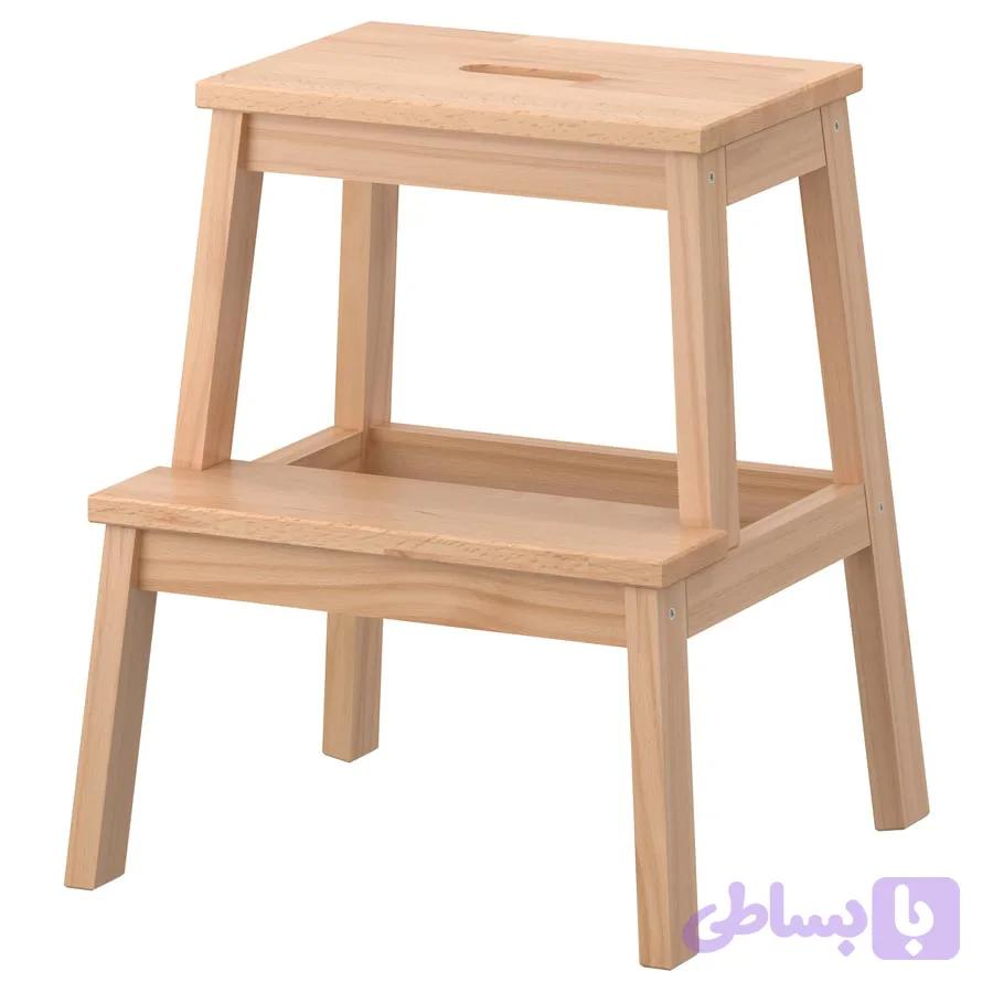 چهارپايه 2 پله ایکیا مدل BEKVAM