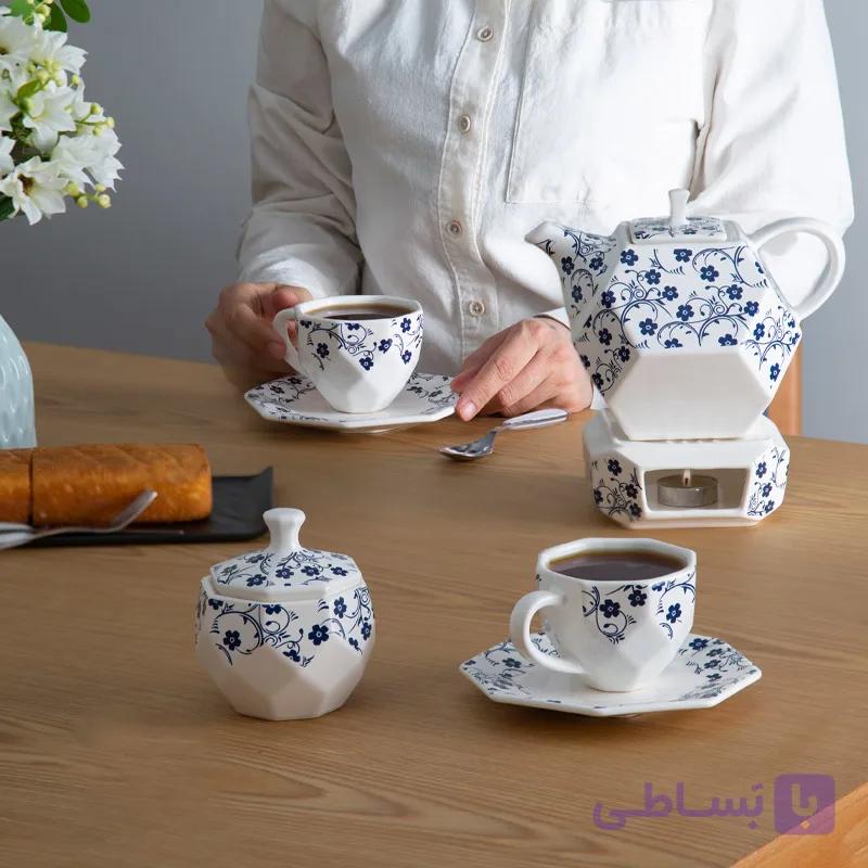ست چای خوری شکوفه آبی