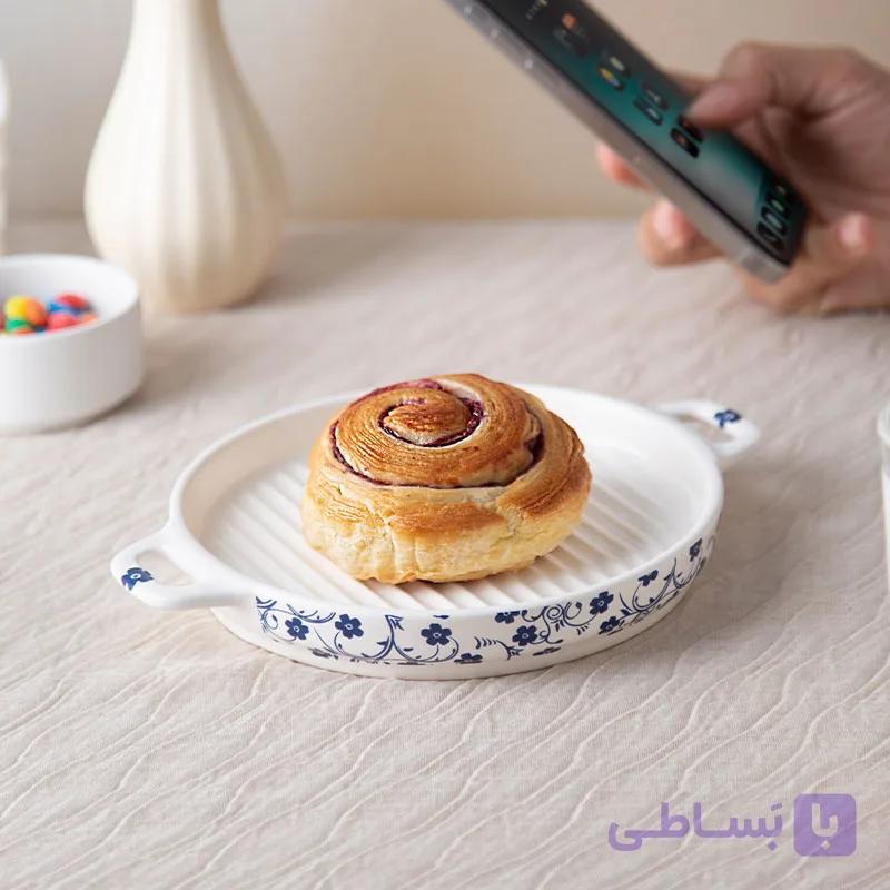 خرما خوری دایره شکوفه آبی