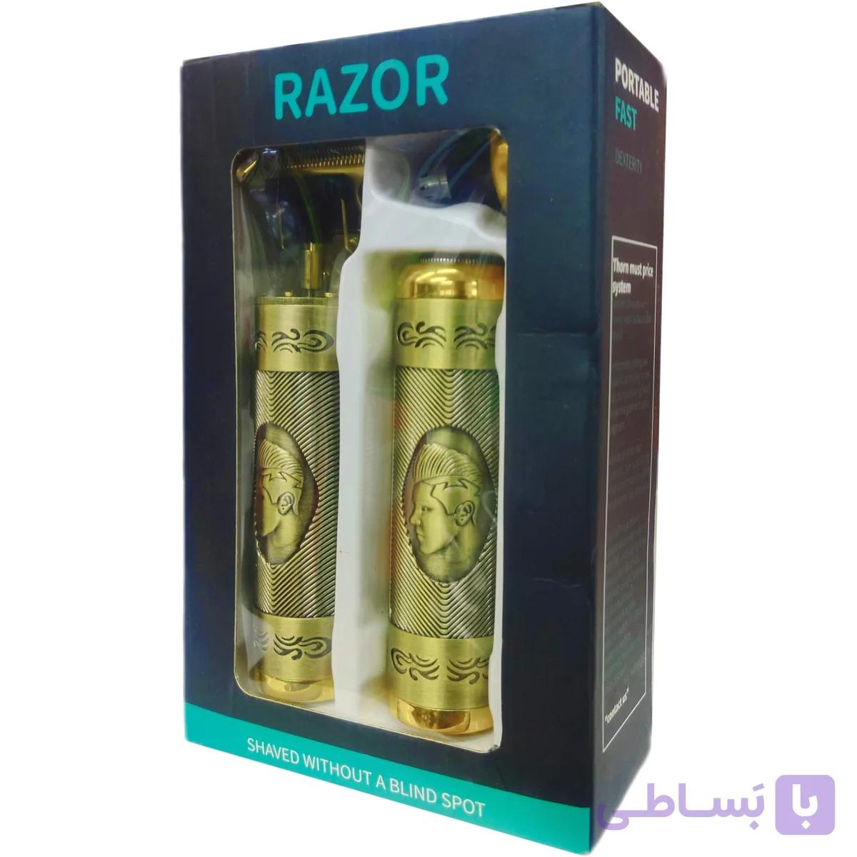 پک ماشین اصلاح چندمنظوره گوش و بینی، صفرزن و خطزن رازور مدل RAZOR mini 3 in 1 — تصویر 1