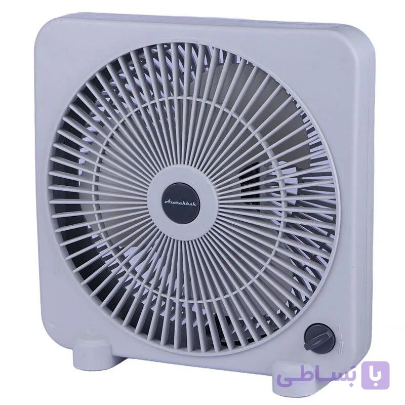 پنکه رومیزی آذرخش مدل DFT25W2S ظرفیت 227 میلی آمپر ساعت — تصویر 1