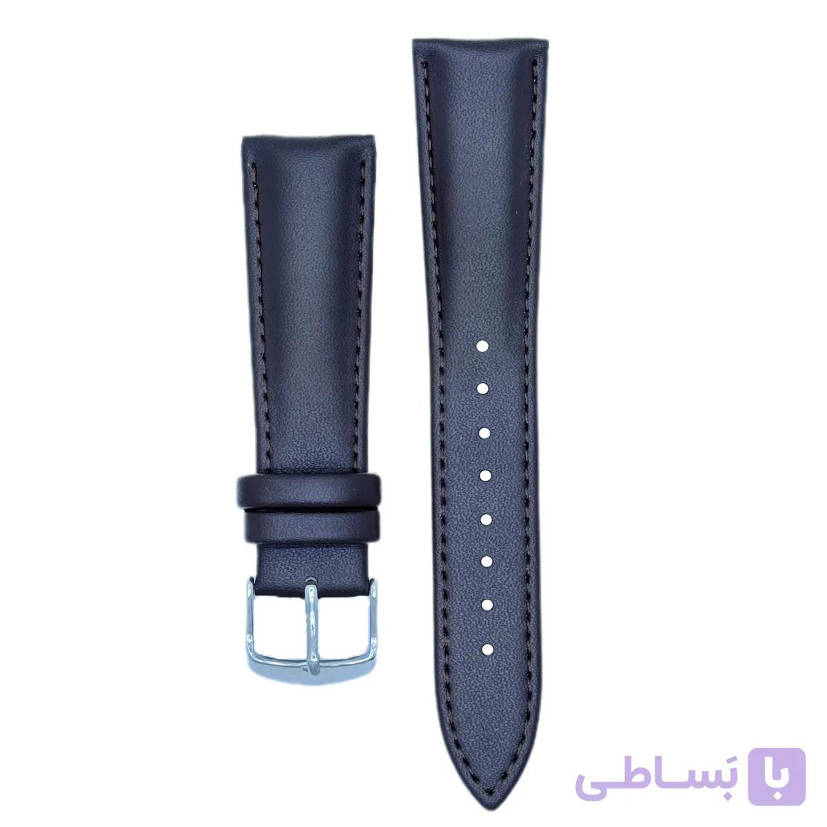 بند ساعت مچی مدل چرمی کد BAS22mm — تصویر 1