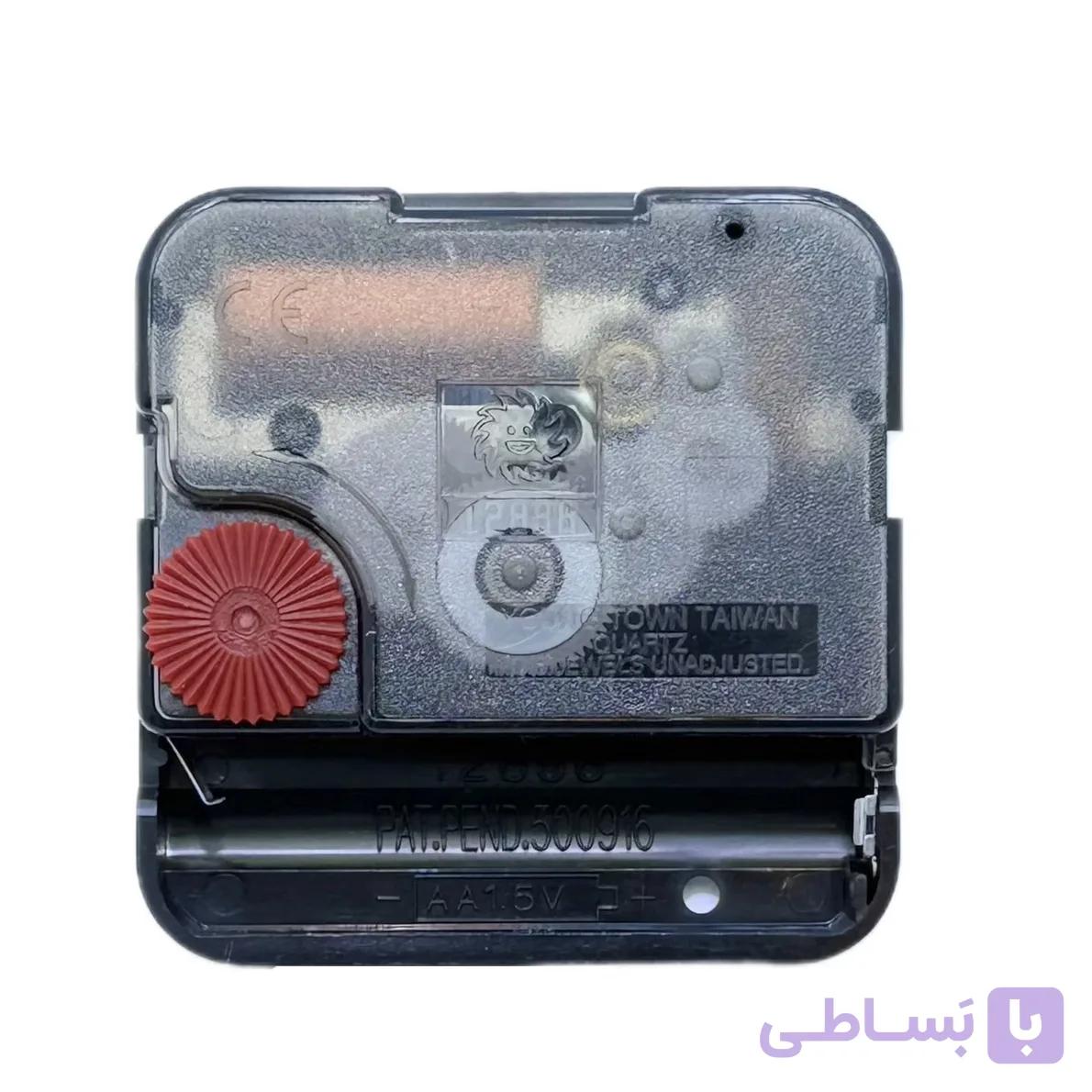 موتور ساعت دیواری تایوان ارام گرد مدل شفت متوسط کد TW9 — تصویر 1