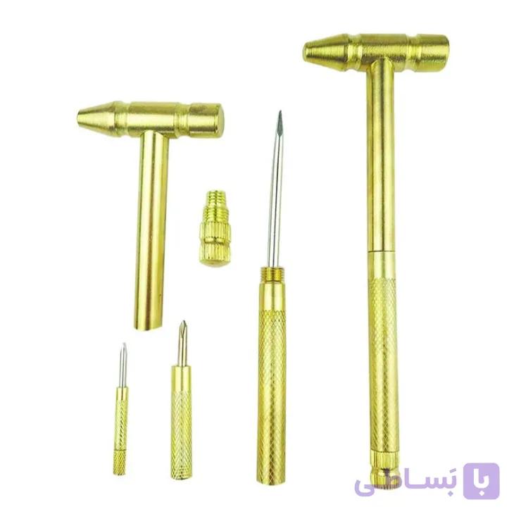 چکش کد 614 مجموعه 6 عددی به همراه پیچ گوشتی — تصویر 1