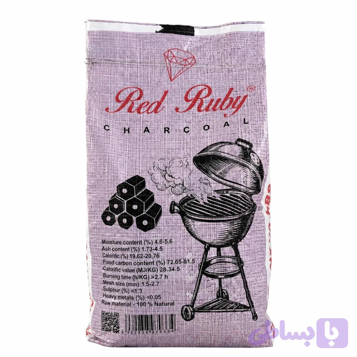 زغال کبابی Red Ruby مدل باربیکیو وزن ۴ کیلوگرم — تصویر 1