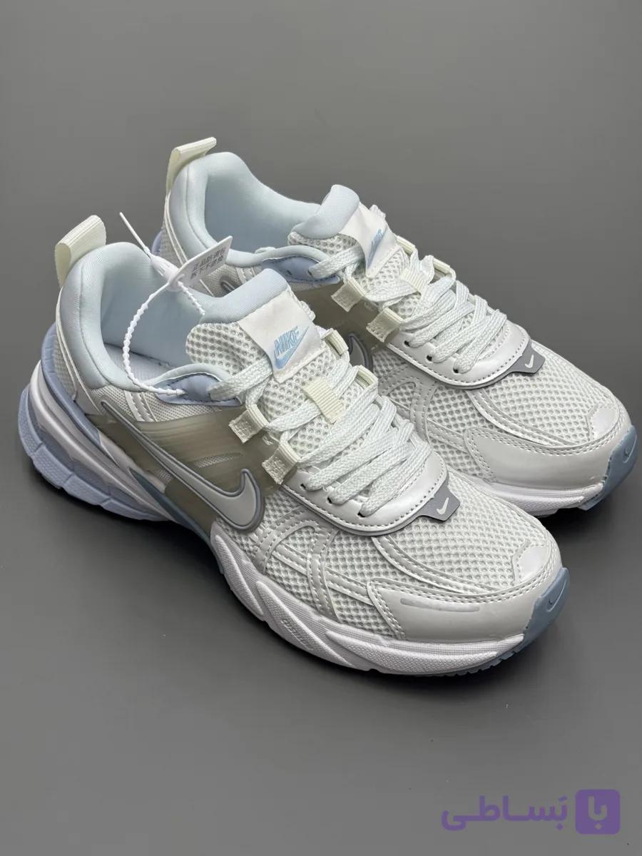 Nike V2K RNR White Blueنایک وی توکی سفید آبی — تصویر 1