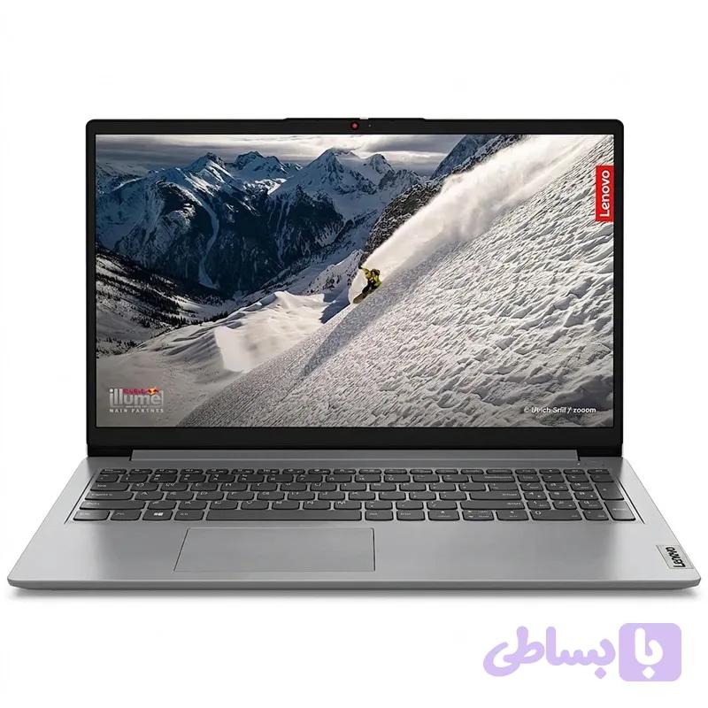لپ‌تاپ لنوو مدل IdeaPad 1 15IJL7 با پردازنده Celeron N4500، رم DDR4 8GB با فرکانس 2933MHz، حافظه SSD با ظرفیت 256GB، نمایشگر 15.6 اینچ TN با وضوح Full HD