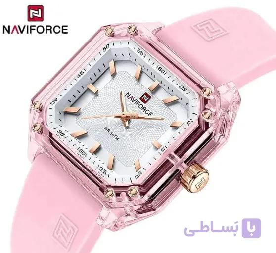 ساعت مچی زنانه نیوی فورس مدل nf7106pink