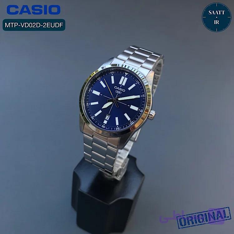ساعت مچی مردانه اورجینال کاسیو مدل MTP-VD02D-2E