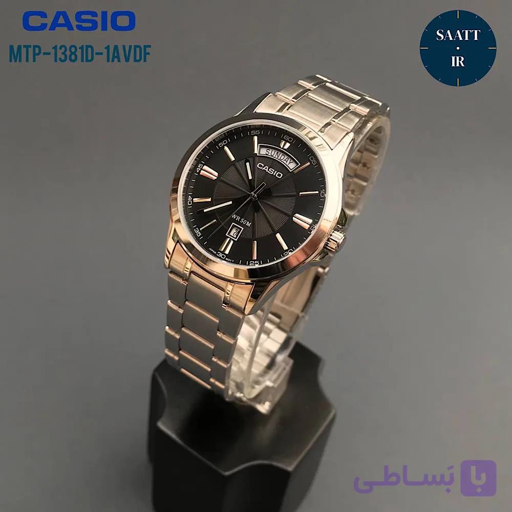 ساعت مچی مردانه اصل کاسیو مدل MTP-1381D-1A
