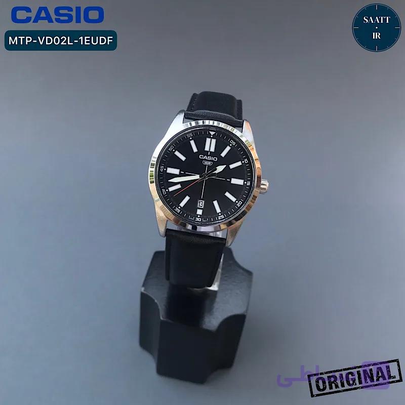 ساعت مچی مردانه اورجینال کاسیو مدل MTP-VD02L-1EUDF