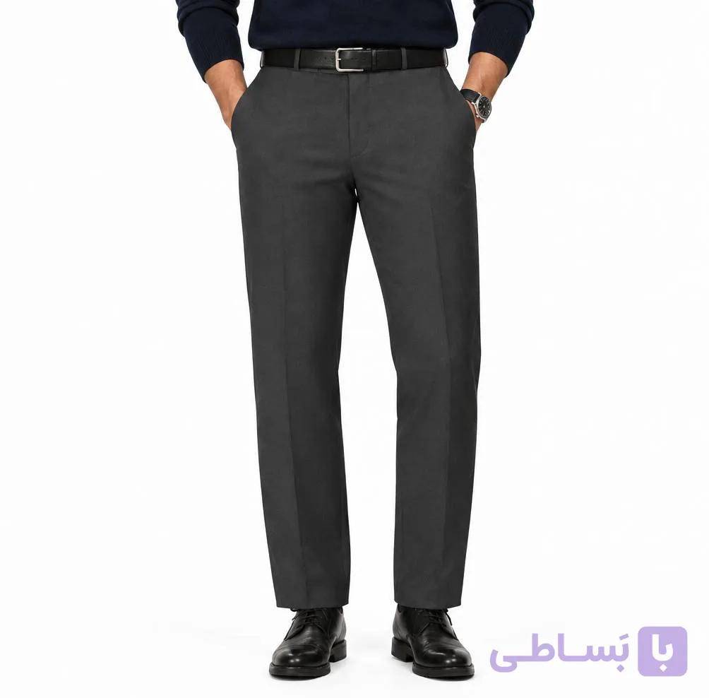 شلوار فاستونی طوسی عالیجناب