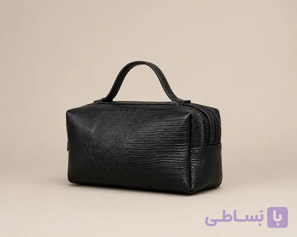 کیف چرم شوزبگ | مشکی | لیزارد