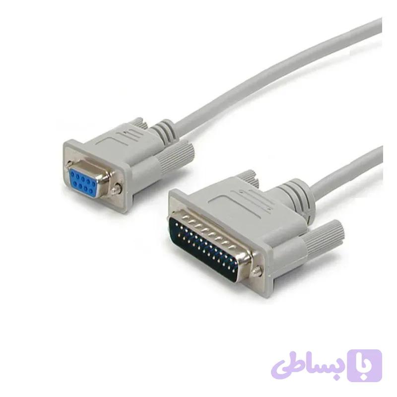 کابل سریال به پارالل پرسی 1/5متری (9 به 25 پین)