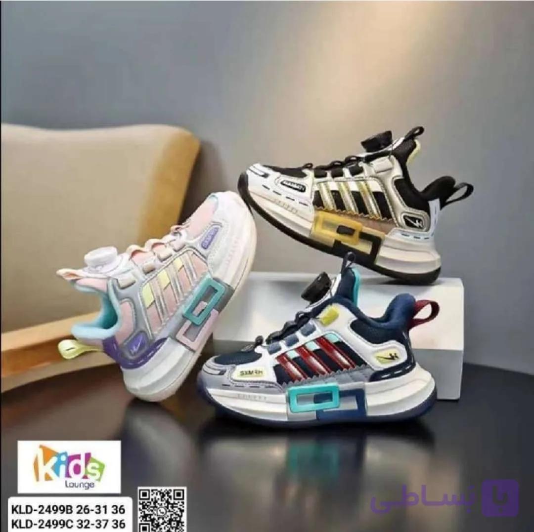 کتونی اسپرت بچگانه برند Kids Lounge طرح آدیداس سوپر استار