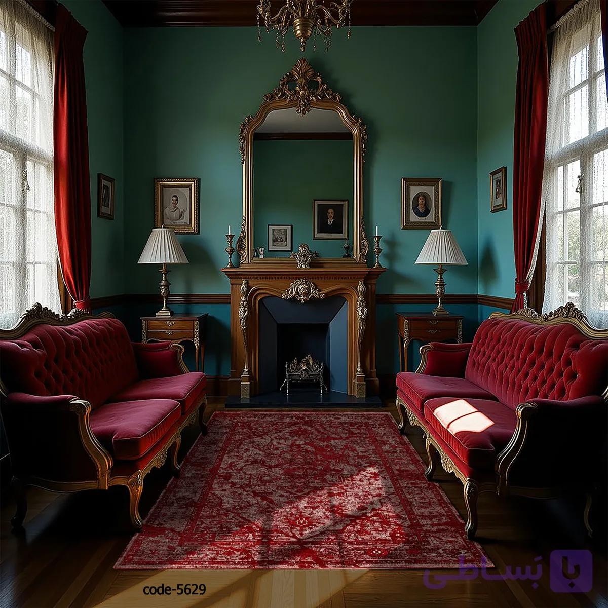فرشینه طرح گبه کد5629
