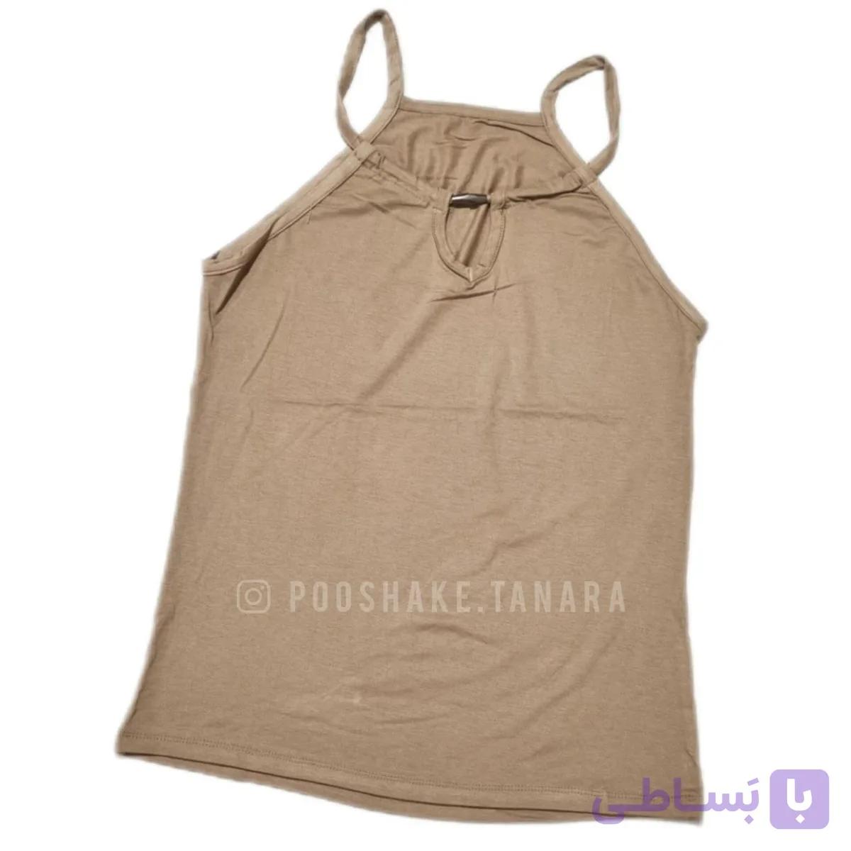 عمده پک 10 عددی (6 رنگ) – تاپ تک زنانه بند منگوله دار — تصویر 1