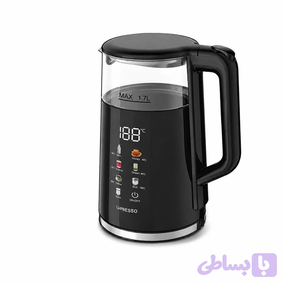 کتری برقی هوشمند LèPRESSO مدل LPCFFM0037 — تصویر 1