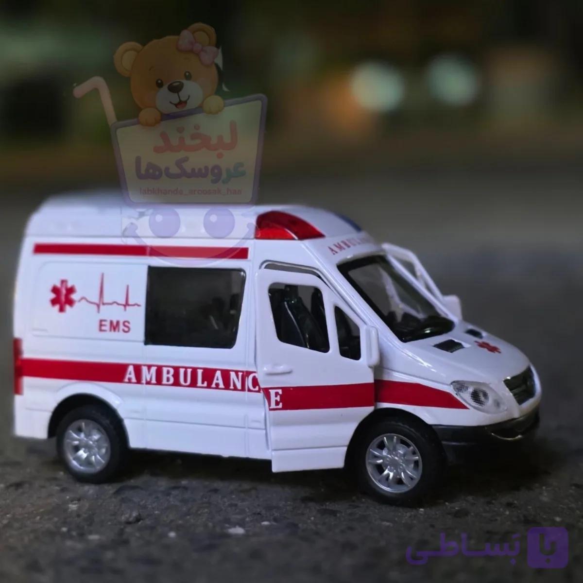 ماشین فلزی آمبولانس