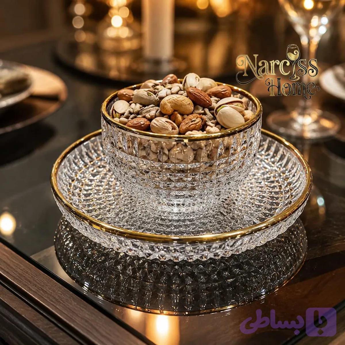 پیش دستی ونیز لب طلا هلندی — تصویر 1