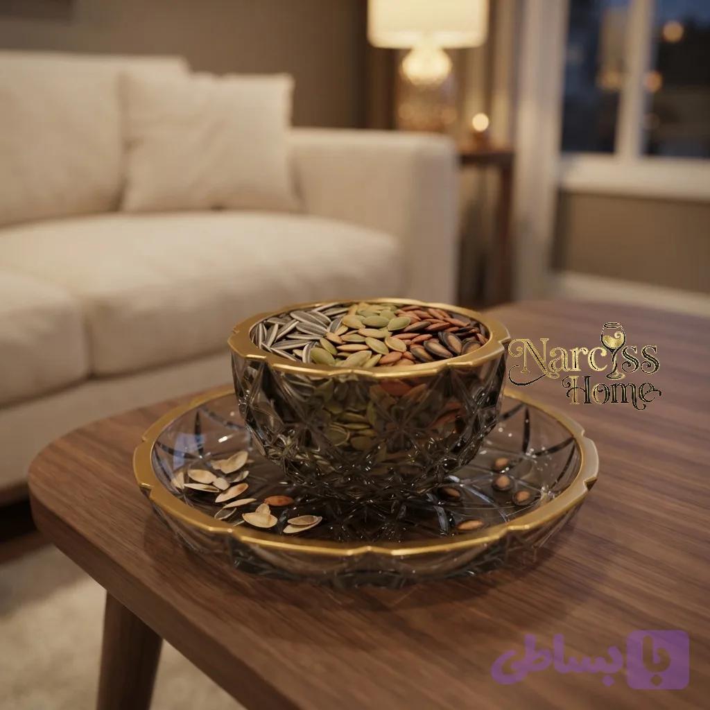 پیاله برتا دودی طلامات — تصویر 1
