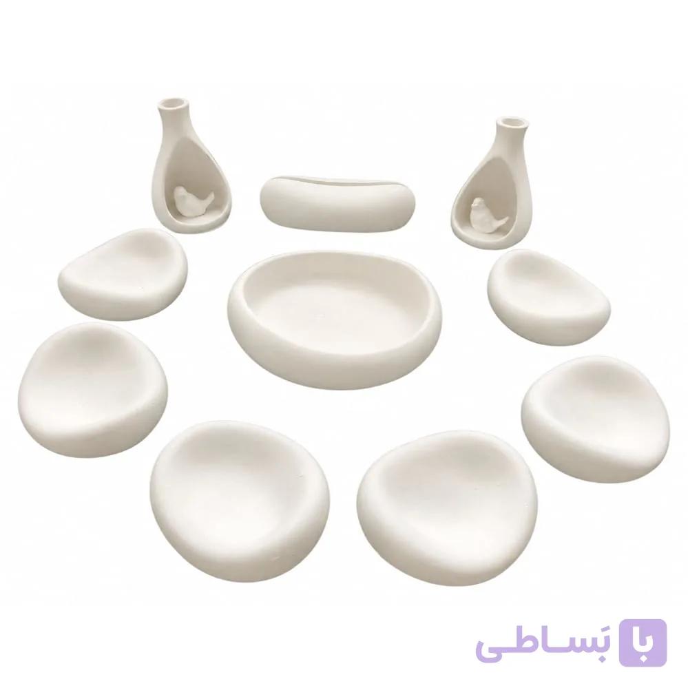 بیس خام هفت سین شیاردار سنگ مصنوعی — تصویر 1