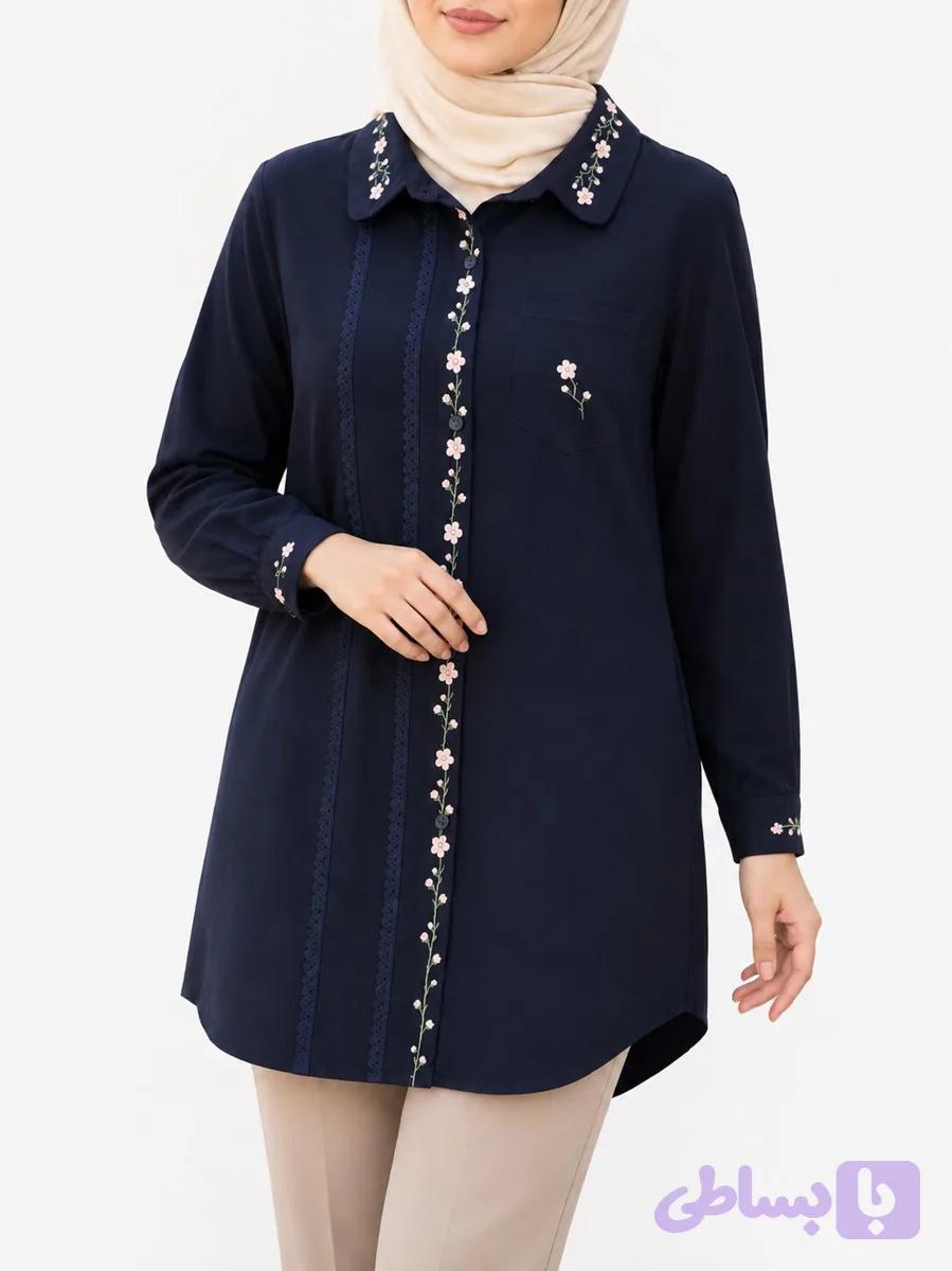 شومیز زنانه مدل گلرو (۲)