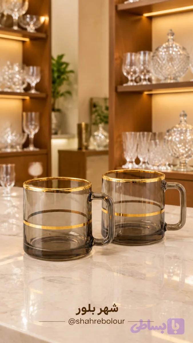 ست چای خوری طلاکوب مدل وانیک