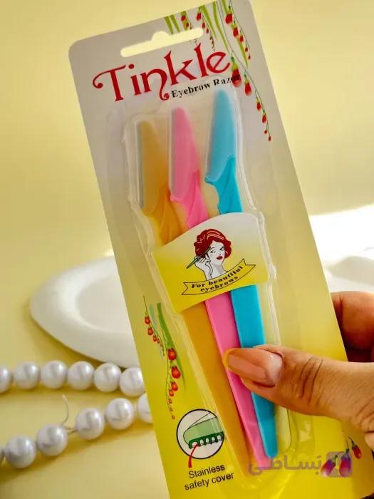 تیغ اصلاح ابرو سه‌تایی Tinkle