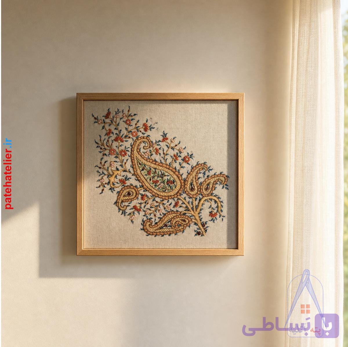 تابلو پته دوزی طرح نفیس — تصویر 1