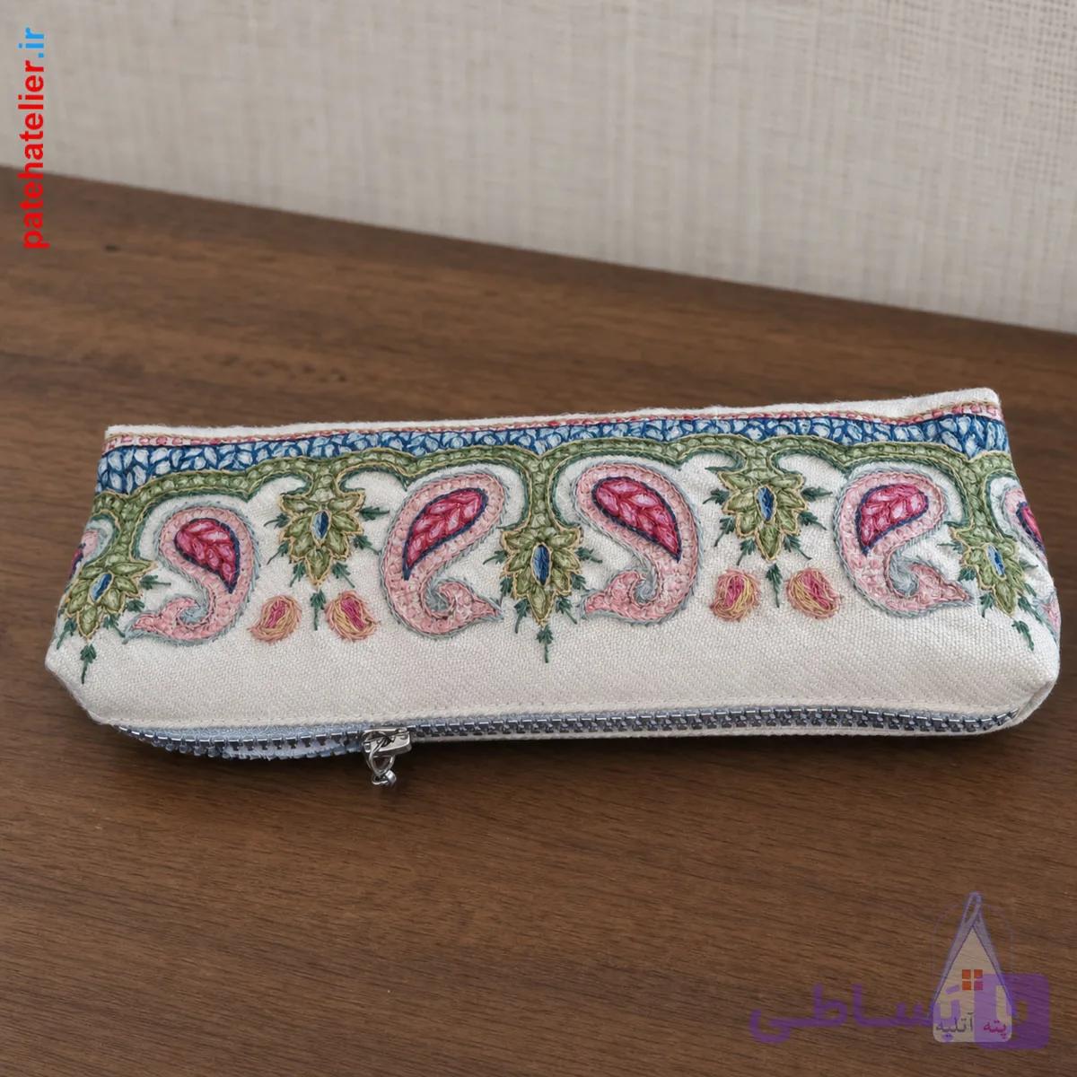 کیف پته دوزی طرح بته جقه جفت — تصویر 1