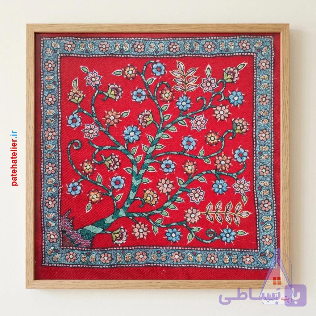 تابلو پته طرح درخت زندگی — تصویر 1