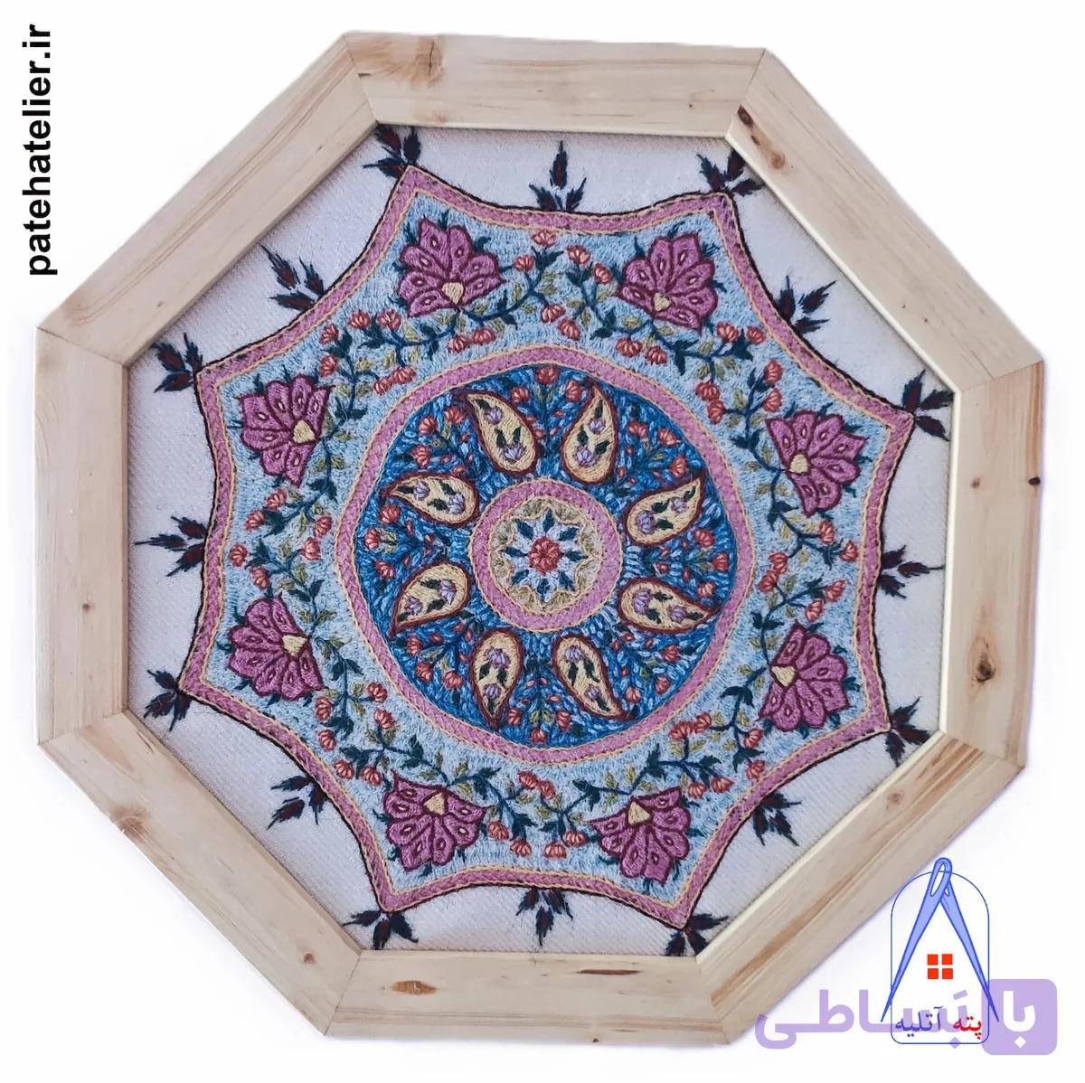 تابلو پته دوزی هشت پر — تصویر 1
