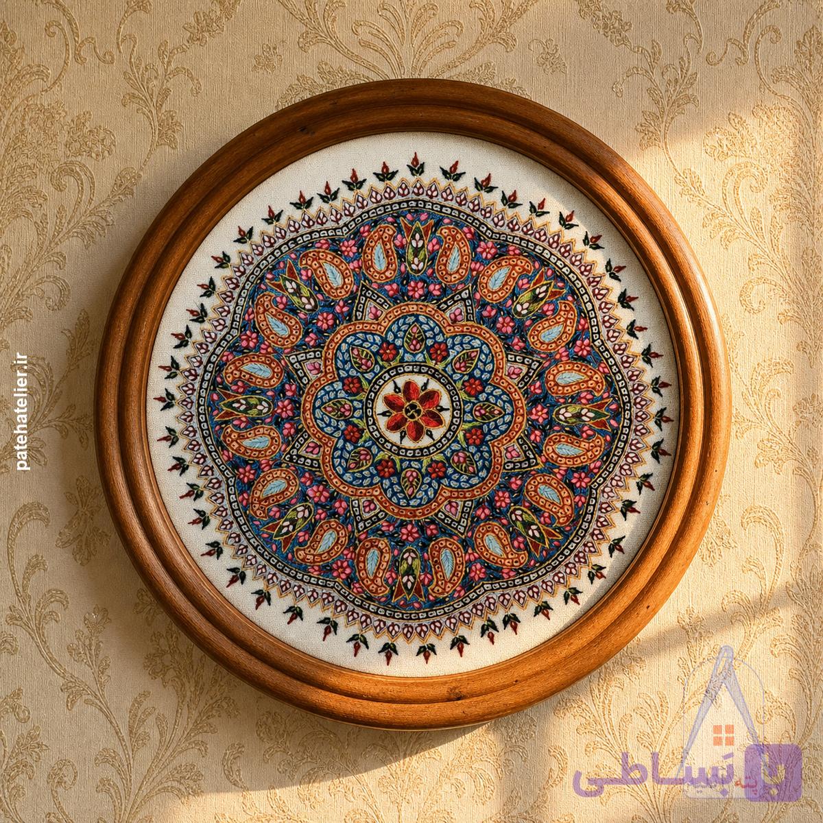 تابلو پته دوزی طرح پردیس — تصویر 1