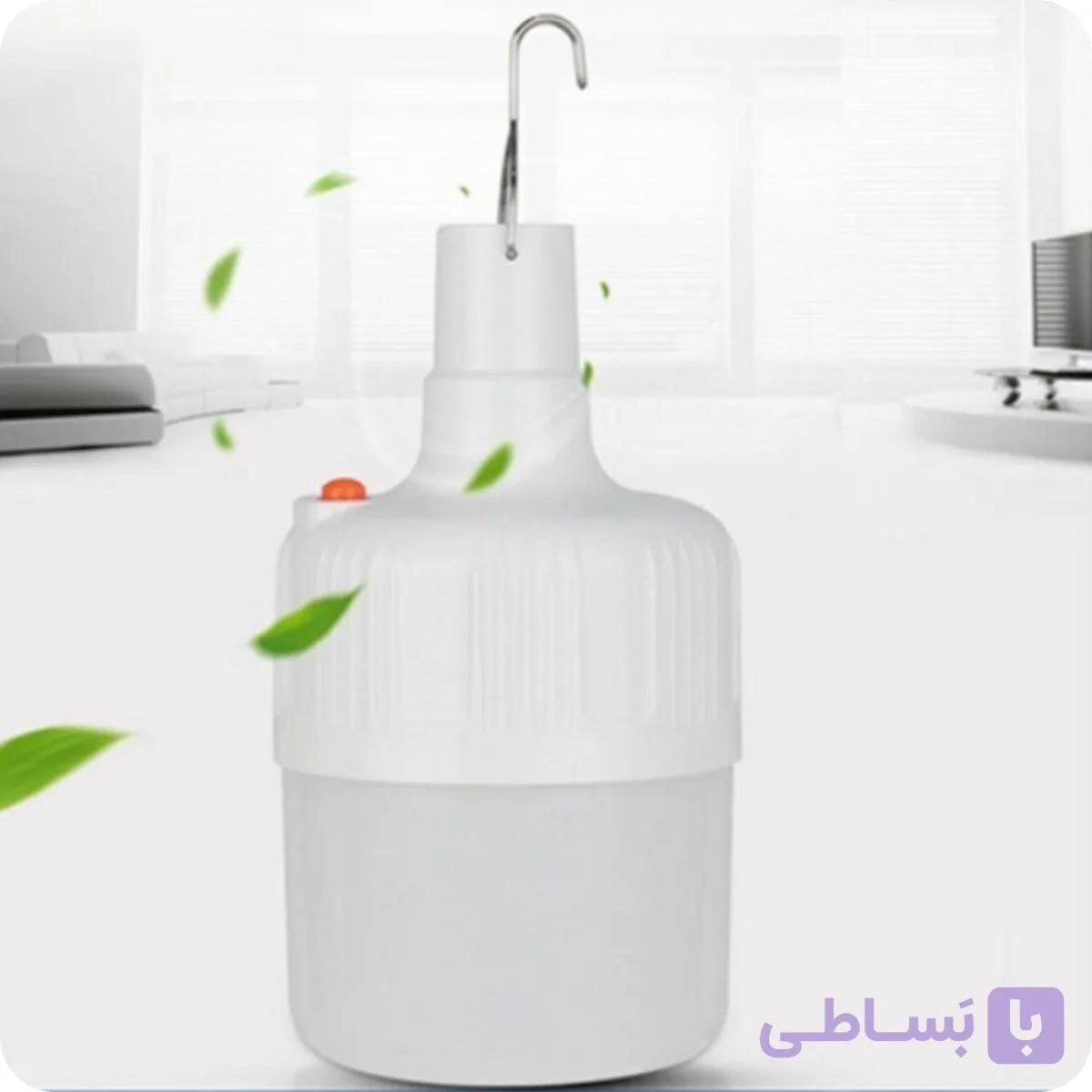 چراغ اضطراری شارژی V-50 | روشنایی قابل حمل با آویز استیل