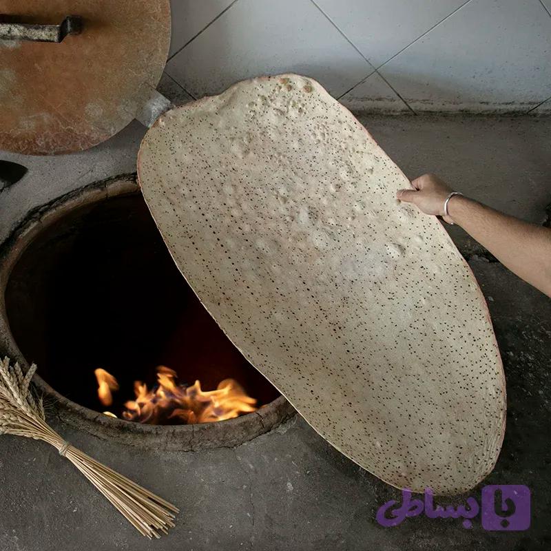 نان خشکه تنوری پرکنجد | نان سنتی اصفهان — تصویر 1