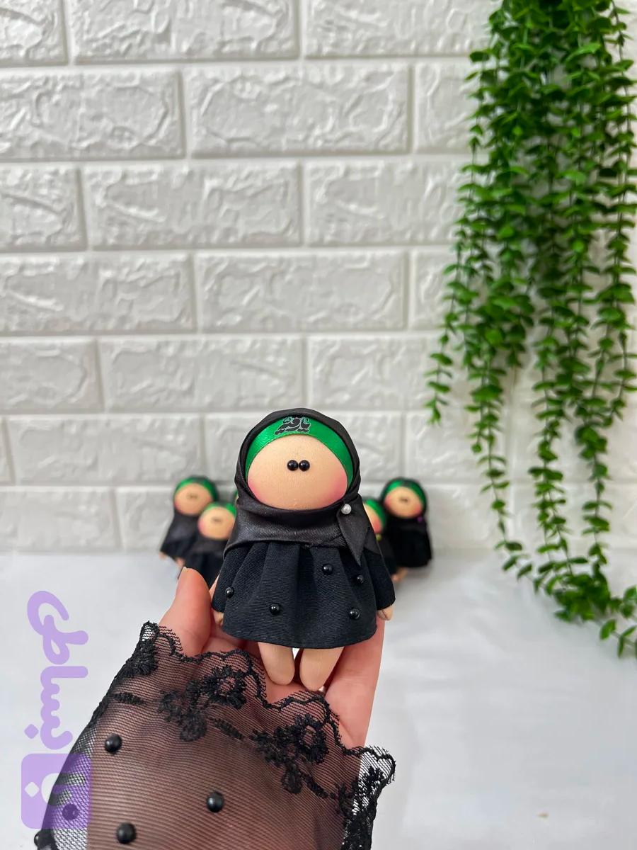 عروسک نذری یارقیه سربند سبز
