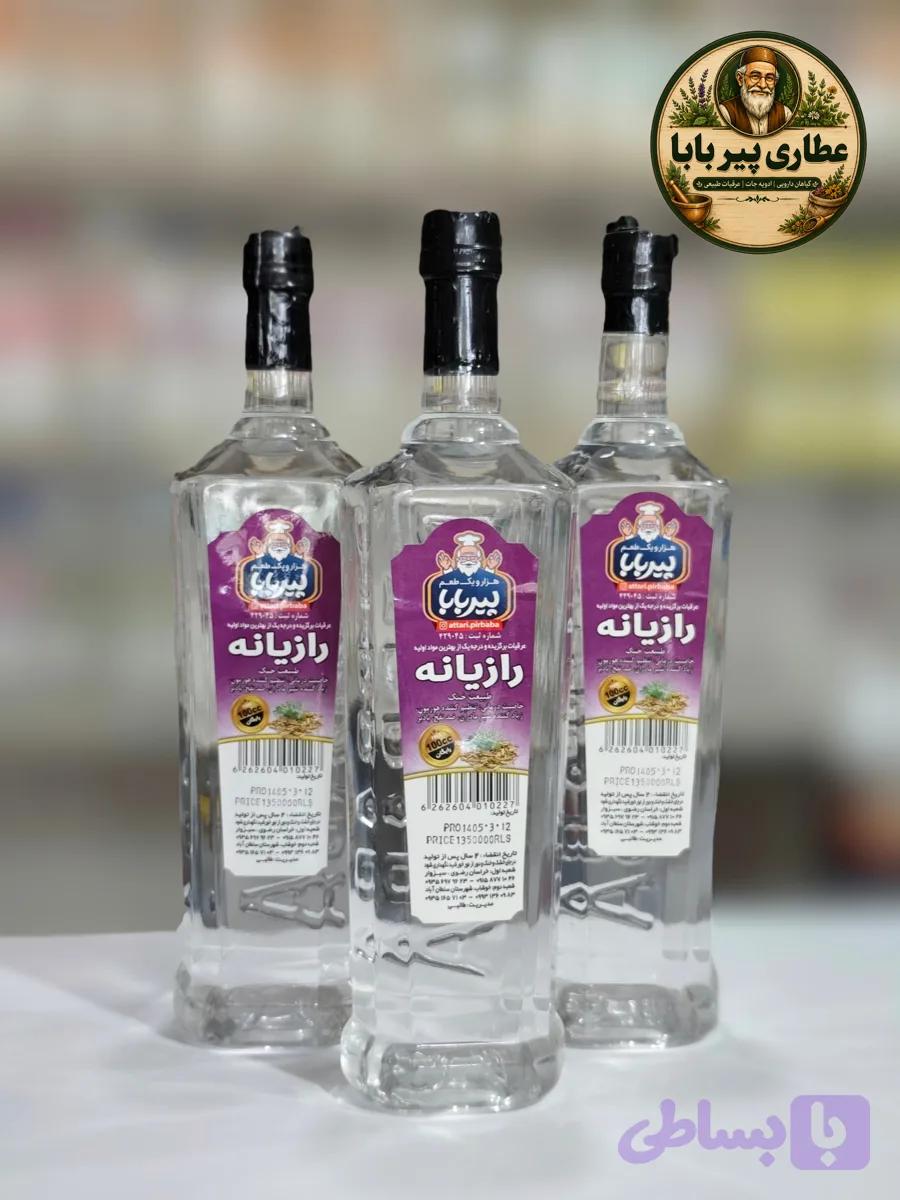 عرق رازیانه سنتی پیر بابا | تنظیم هورمون و تقویت گوارش (حجم 850 سی سی)