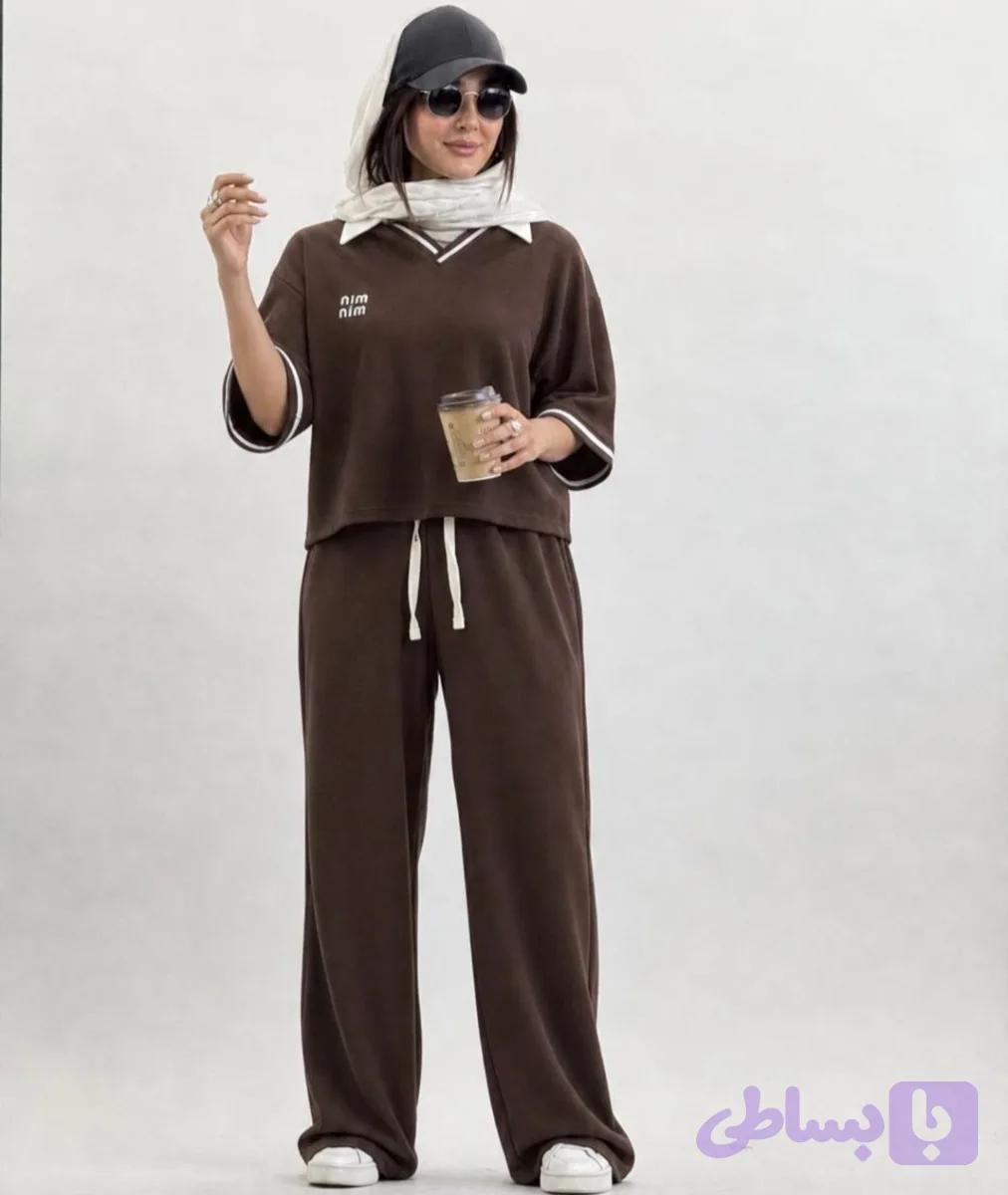 ست ورزشی زنانه یا شومیز شلوار زنانه مدل mm