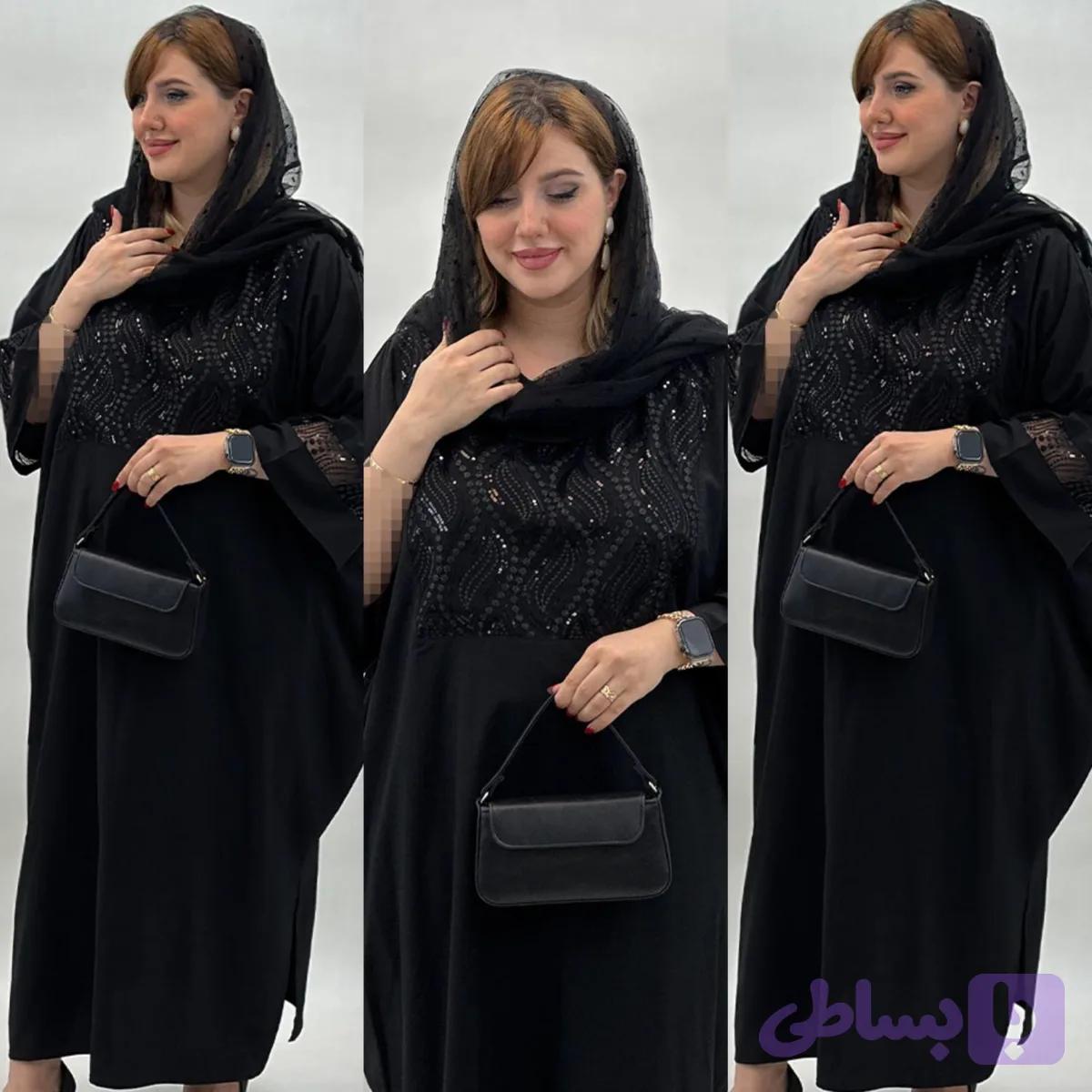عبایی زنانه مدل آمیتیس