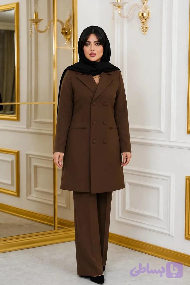 مانتو شلوار آسمان زنانه