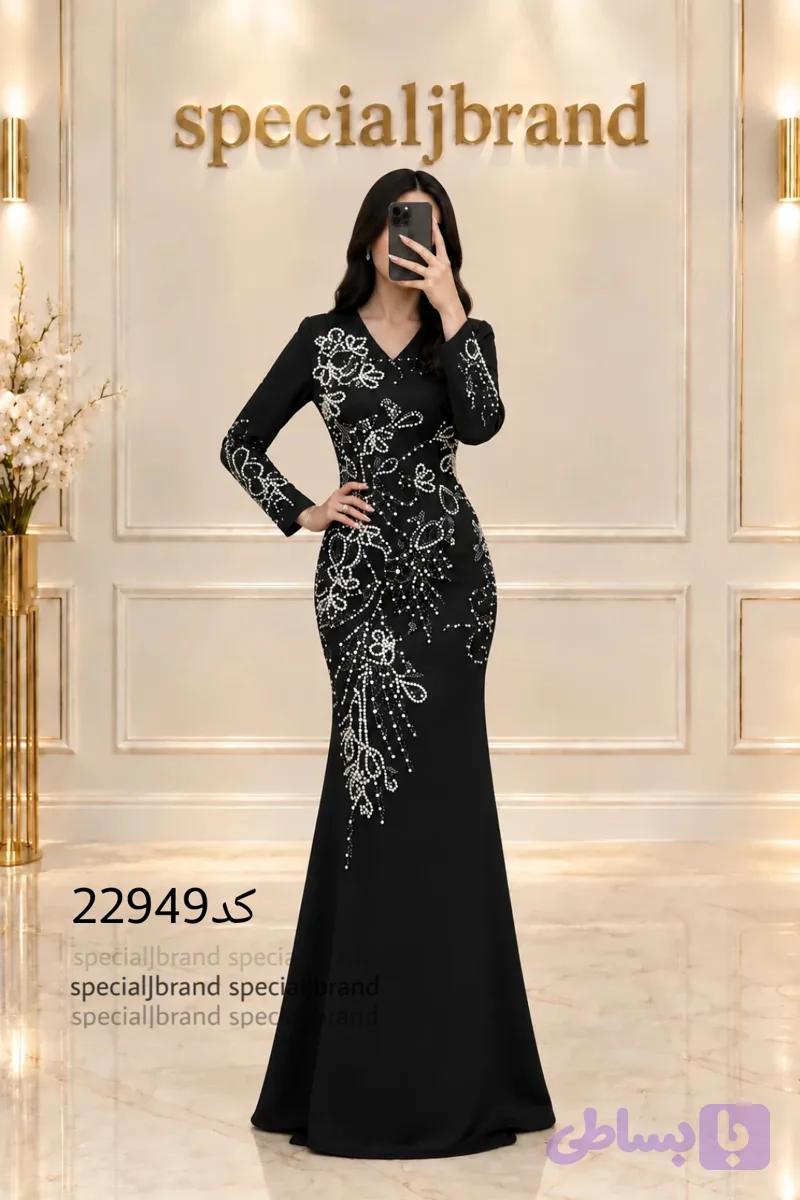 ماکسی زنانه مجلسی مدل ساناز