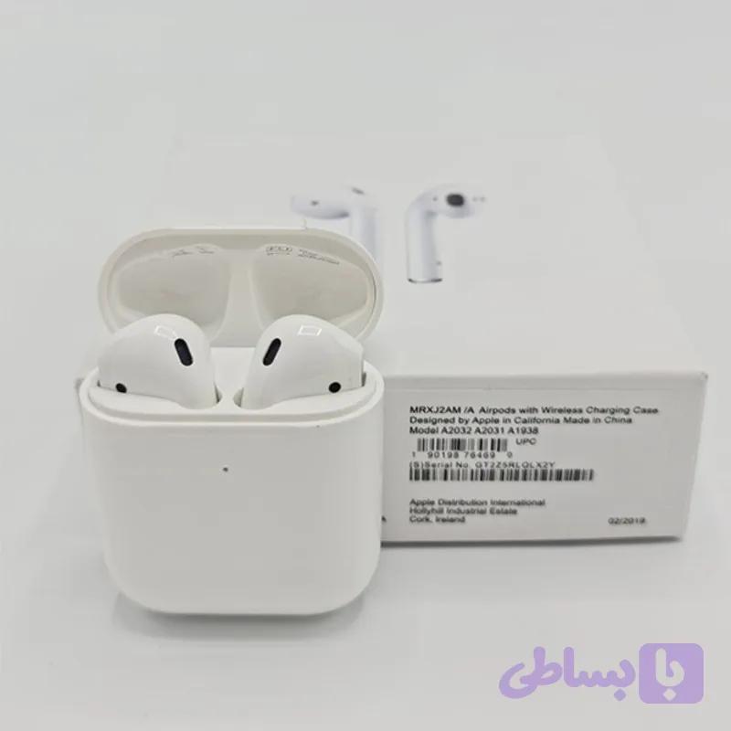هدفون بلوتوثی مدل Air pods 2 ایرپاد هدست هندزفری پاوربانک هولدر شارژر ساعت هوشمند