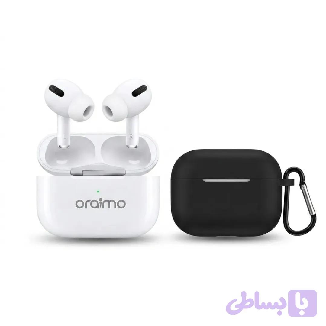 ایرپاد هندزفری بلوتوثی Air-R03 oraimo باکیفیت دوگوش همراه با گارد و کابل باتری بزرگ گیمینگ لمسی بلوتوث ورژن 5/3