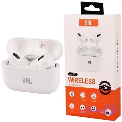 ایرپاد هندزفری بلوتوثی jbl باکیفیت دوگوش همراه با گارد و کابل باتری بزرگ گیمینگ لمسی بلوتوث ورژن 5/3