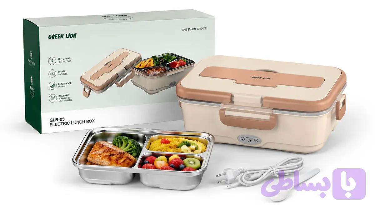 ظرف غذای برقی گرین لاین GLB-05 ظرفیت 850 میلی‌لیتر