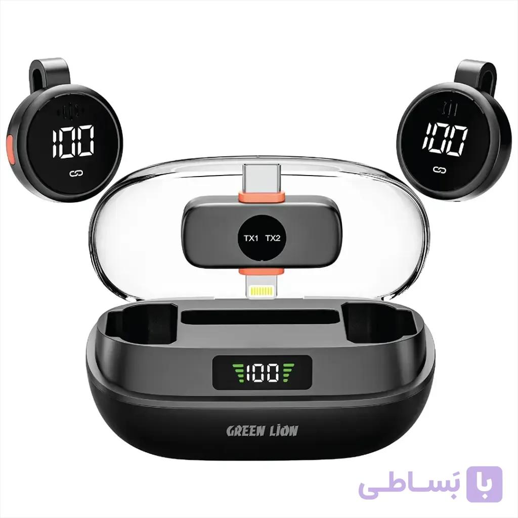 میکروفون یقه‌ای بی‌سیم گرین لاین GM-91X — تصویر 1